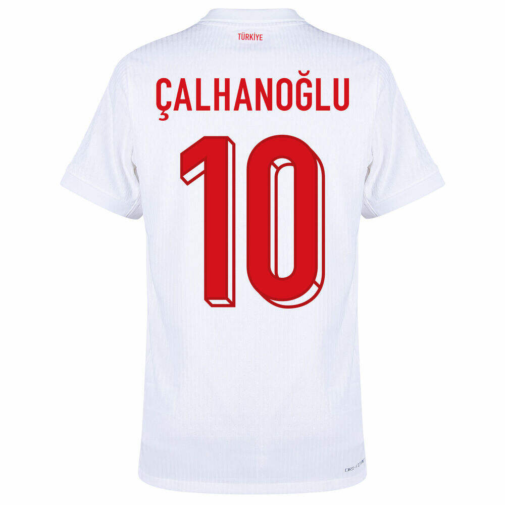 Türkiye Home Team Jersey 2024-25 Edition Calhanoglu