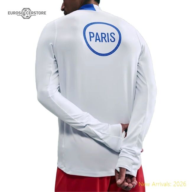 Supporter 2025-2026 Psg Strike Dri-Fit Drill Top (White)