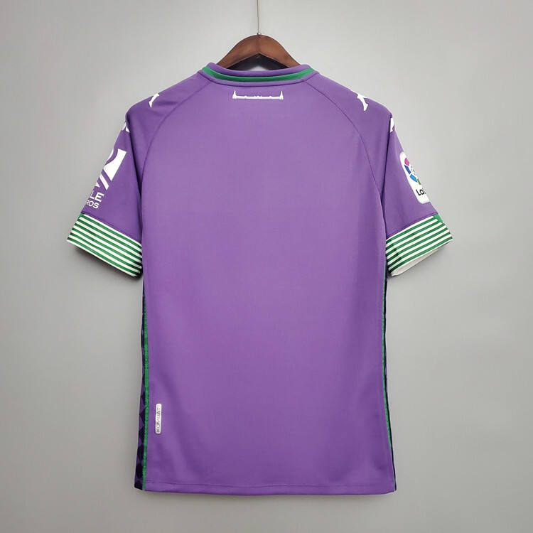 Quick Dry Real Betis 20-21 Away Purple Soccer Jersey Football Shirt