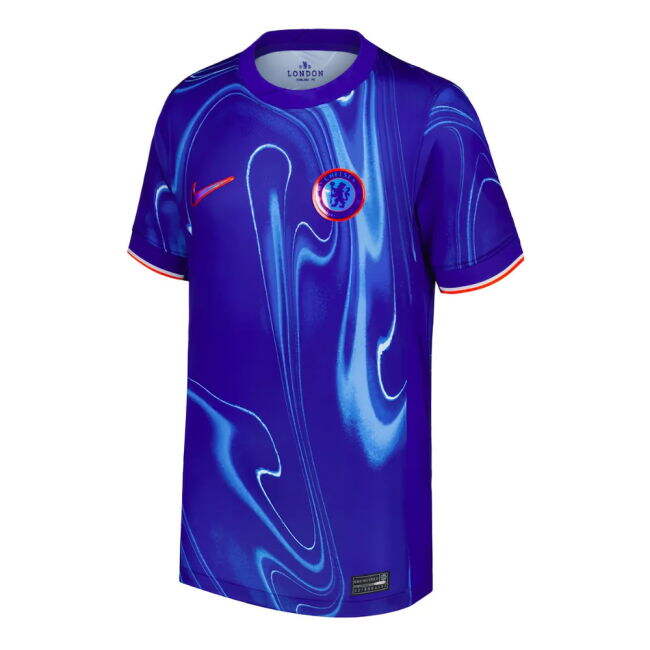 Quick-Dry 2024-2025 Chelsea Home Retro Jersey - Authentic Kids Ki#970