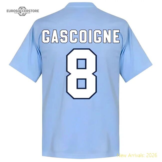 Authentic Lazio Shirt Paul Gascoigne Jersey 2023-2024 Lightweight