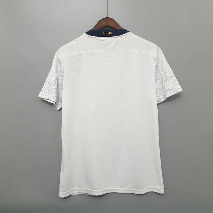 Authentic Euro 2020 Italy Away White Soccer Jersey Football Shirt