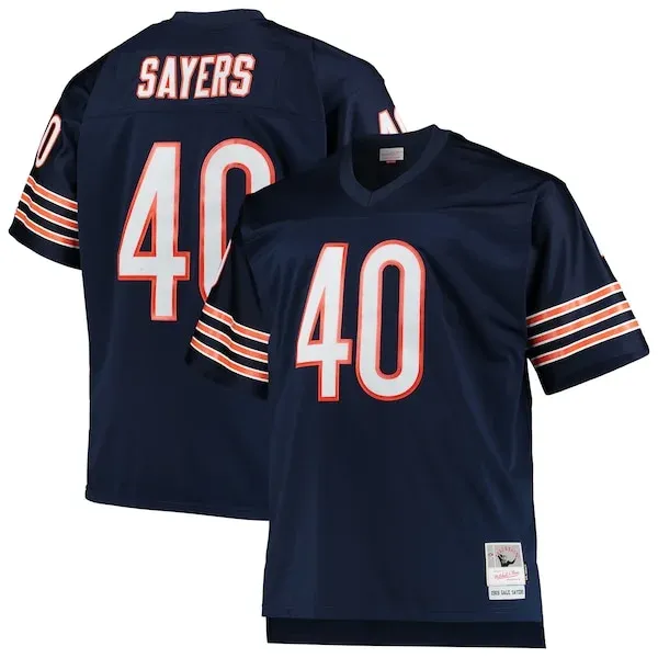 None Gale Sayers Replica Jersey - Navy | NFL Player Jersey | NFL Footb