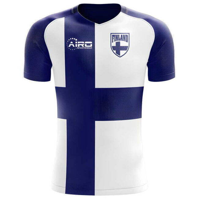 2025-2026 Finland Flag Concept Football Shirt - Baby