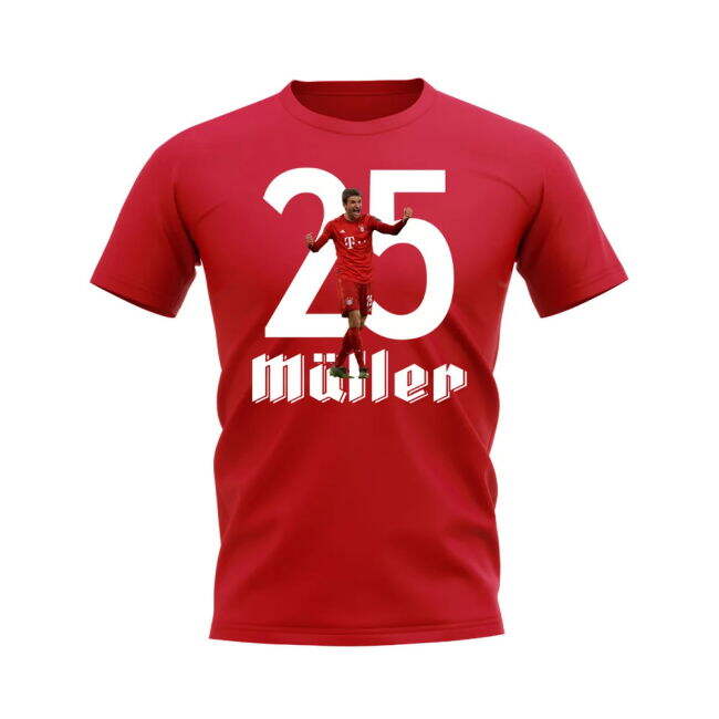 Muller 25 Bayern Munich Football Club Fan Shirt - Adults Version (1)