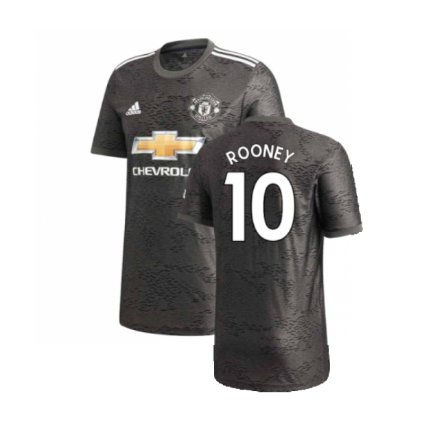Manchester United 2020-21 Away Jersey ((Excellent) L) (ROONEY 10)