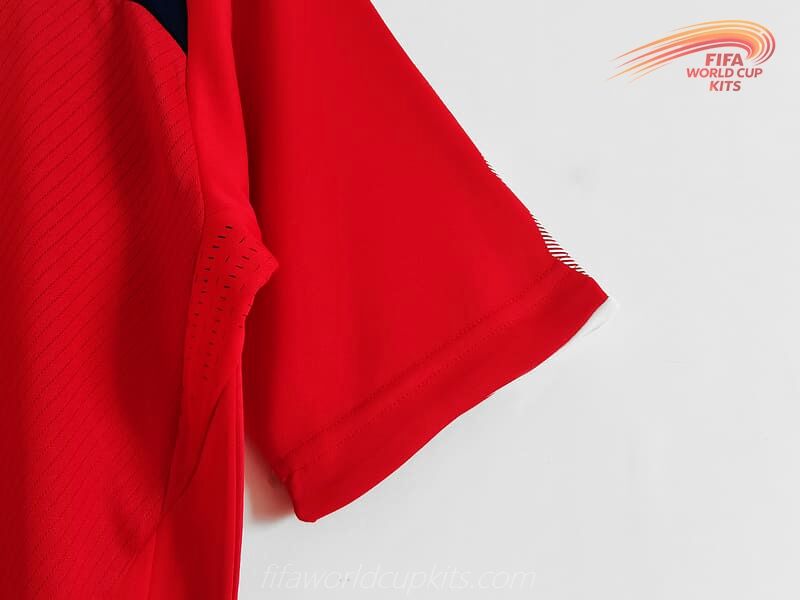 England 08-10 Away Red Football Kit