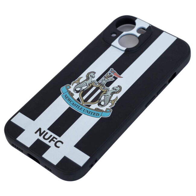 Newcastle United FC iPhone 14 Striped Silicone Case - official style
