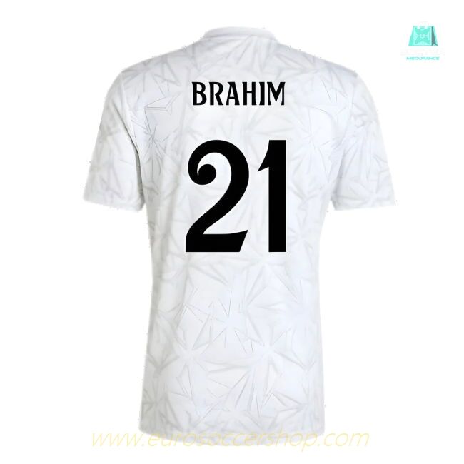 2024-2025 Real Madrid Pre-Match Shirt (White) (Brahim 21)