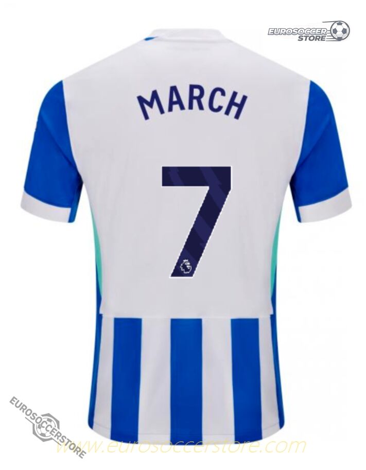 Brighton Hove Albion Home MARCH 7 Football Jersey for the 25-26 Season