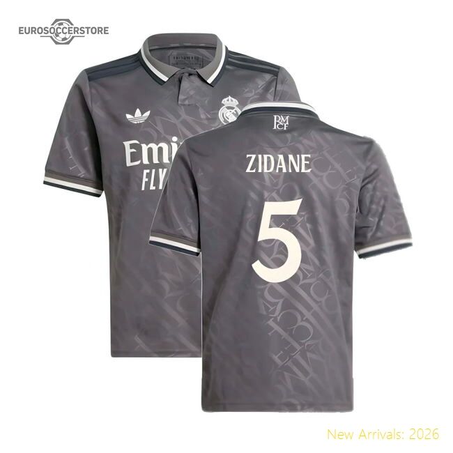 Outstanding 2024-2025 Real Madrid Alternative Jersey (kids) (zidane 5)