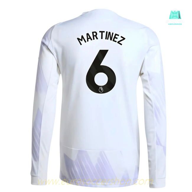 2025-2026 Man Utd Authentic Long Sleeve Away Shirt (Martinez 6)