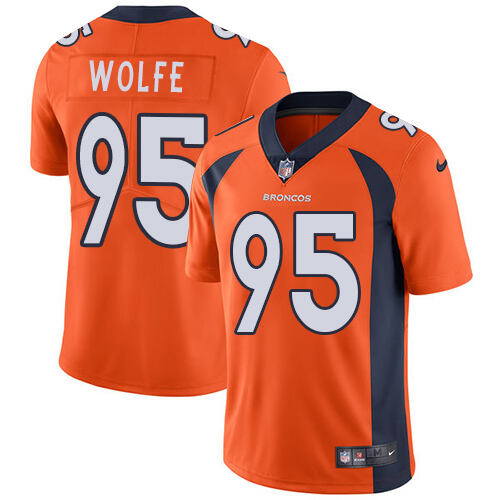 NFL None #None Orange None Limited Jersey elite