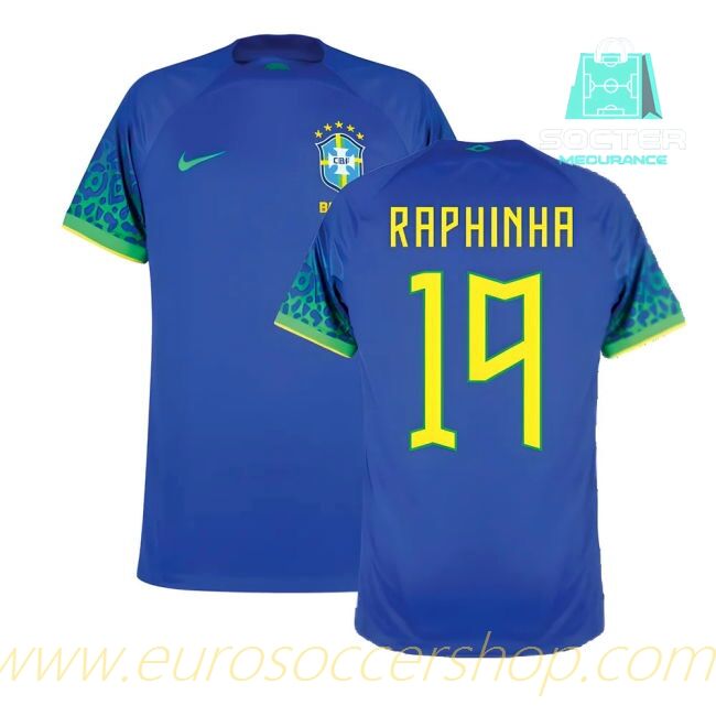 2022-2023 Brazilian National Team Away Football Shirt (RAPHINHA 19)