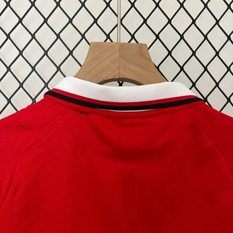 1999-2000 Kids Manchester United Jersey retro kit