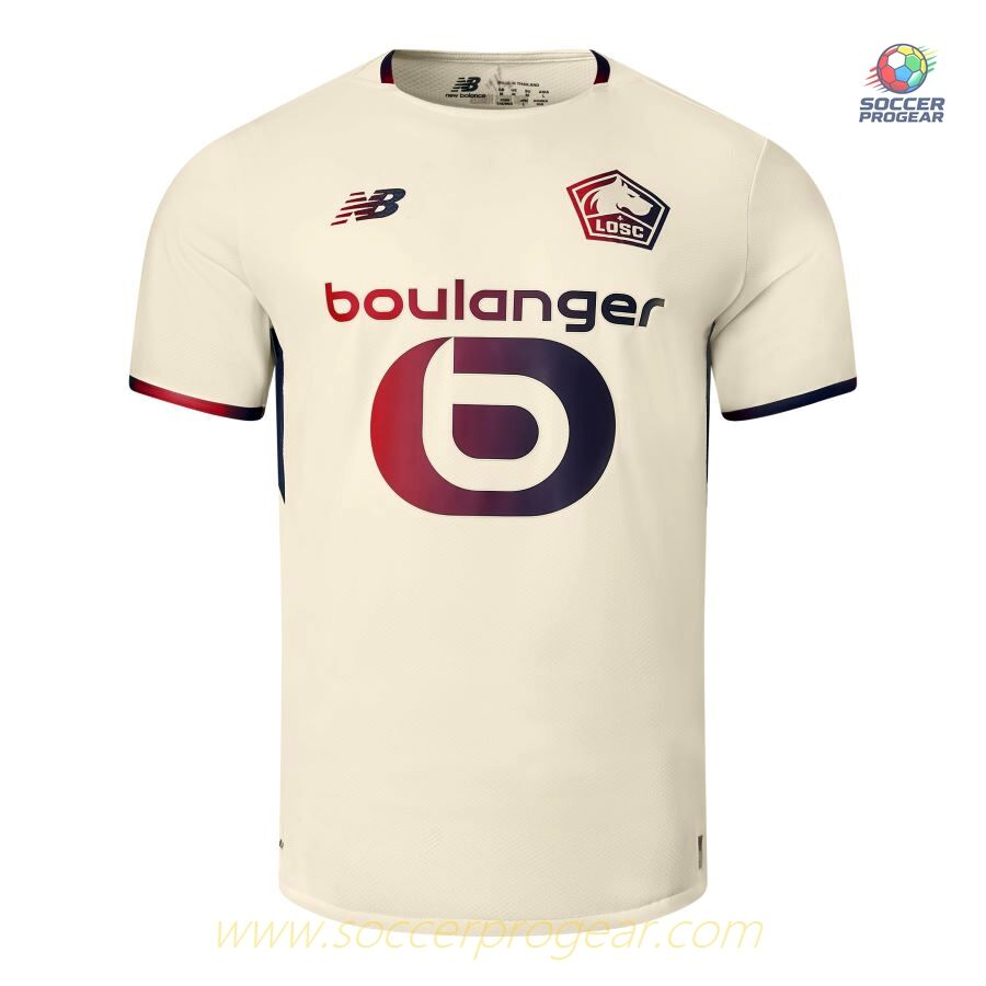 LOSC Away Youth Soccer Uniform Football Jersey 2025-26 Edition