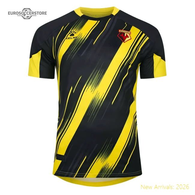 Premium 2023-2024 Watford Home Shirt (no Sponsor) - Premium Quality