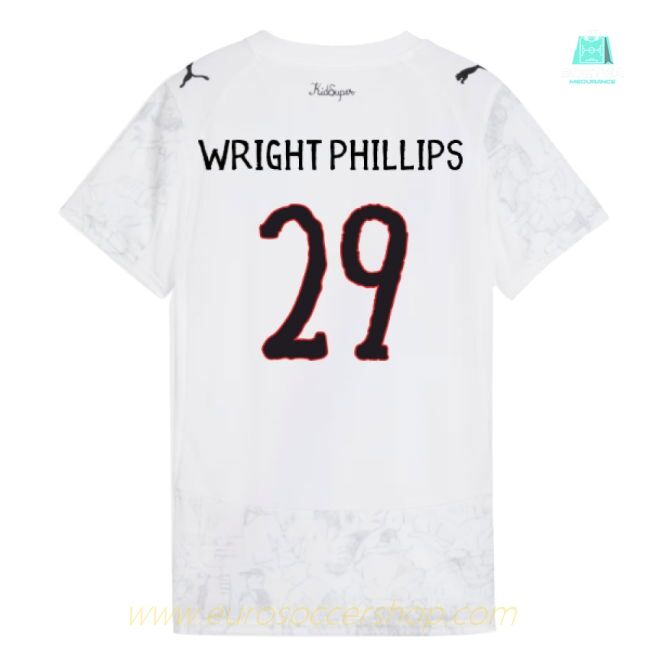 2025-2026 KIDSUPER x Manchester City CWC Shirt (White) - Womens (Wright Phillips 29)