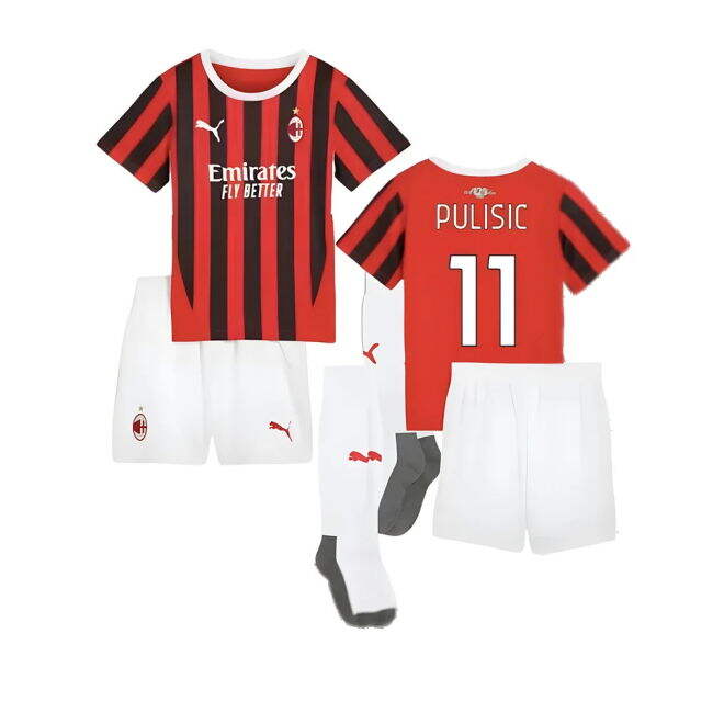High Quality 2024-2025 Ac Milan Home With Retro Design - True To Size