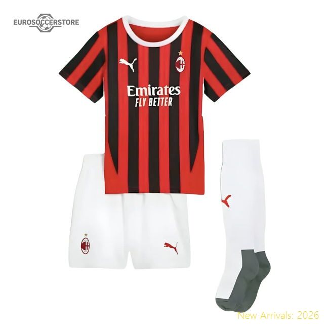 Ac Milan Calcio Italiano Home Top-tier Jersey Kappa Kombat
