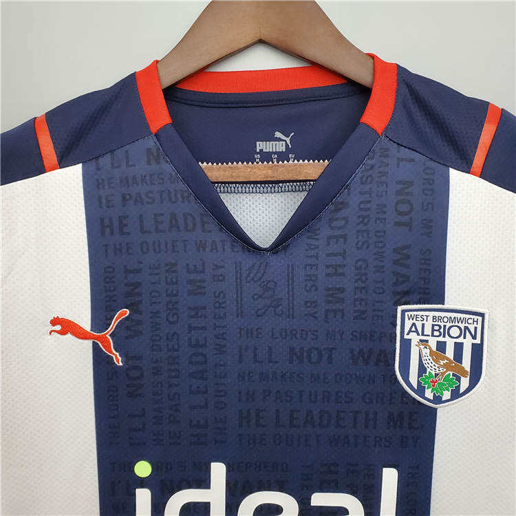West Bromwich Albion 21-22 Home Soccer Jersey Football Shirt -