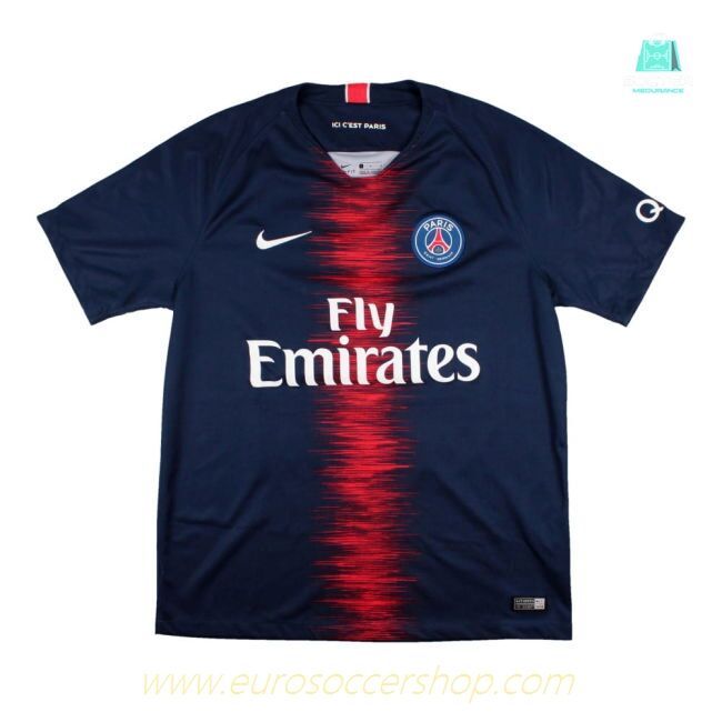 PSG 2018-18 Home Shirt (Mbappe #7) (S) (Very Good)
