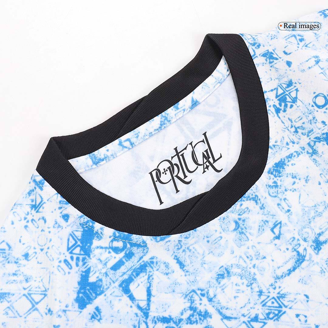 Kid's Portugal Away Kit(Jersey+Shorts) Euro 2024 Authentic Kit