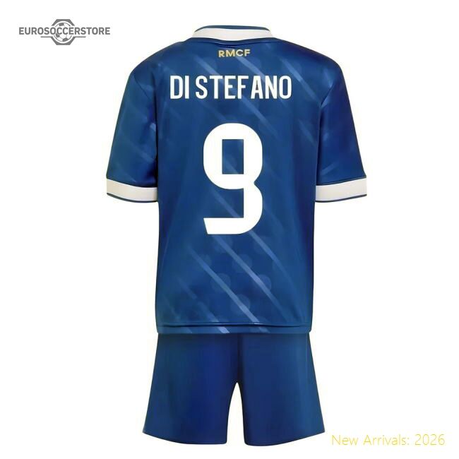 Excellent 2025-2026 Real Madrid Third Youth Kit (di Stefano 9)
