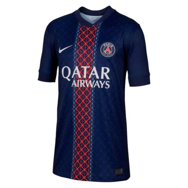 2025-2026 PSG Paris Saint Germain Home Shirt (Kids) (Zaire Emery 33)