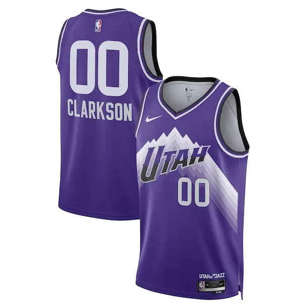 Jordan Clarkson UTA Swingman Jersey - official NBA sports game-day