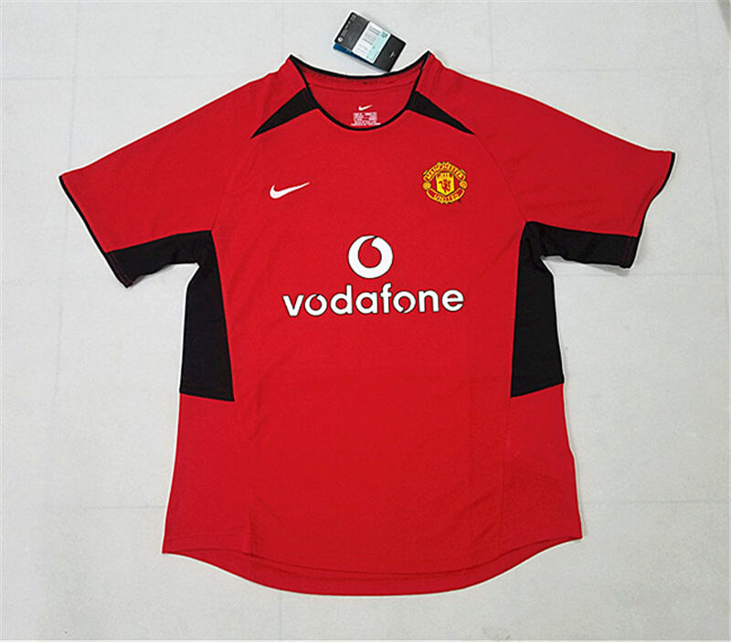 Manchester United Home 02-03 Retro Soccer Jersey Shirt - Official