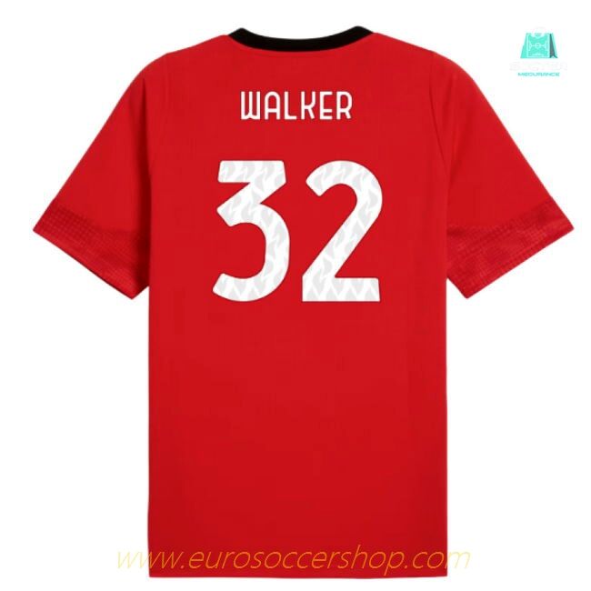 2025-2026 AC Milan Training Jersey (Red) (Walker 32)