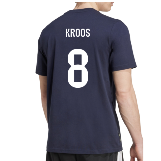 Fan-Favorite 2025-2026 Real Madrid Seasonal Graphic Tee (Legend Ink) (Kroos