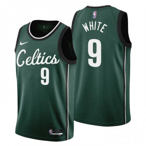 Performance Celtics #9 Derrick White 2022 City NBA City Jersey White