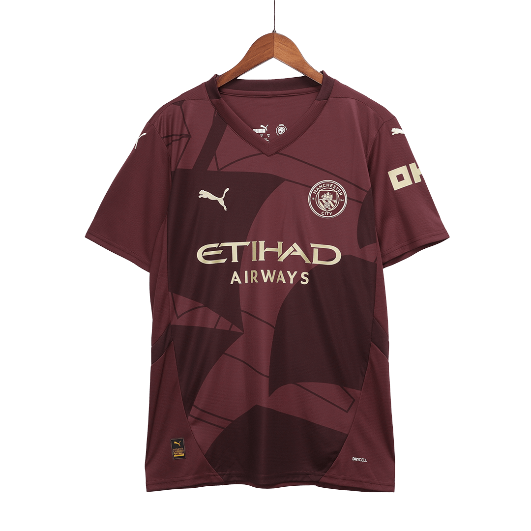 Manchester City Third Away Soccer Jersey Kit(Jersey+Shorts) 2024/25Aut
