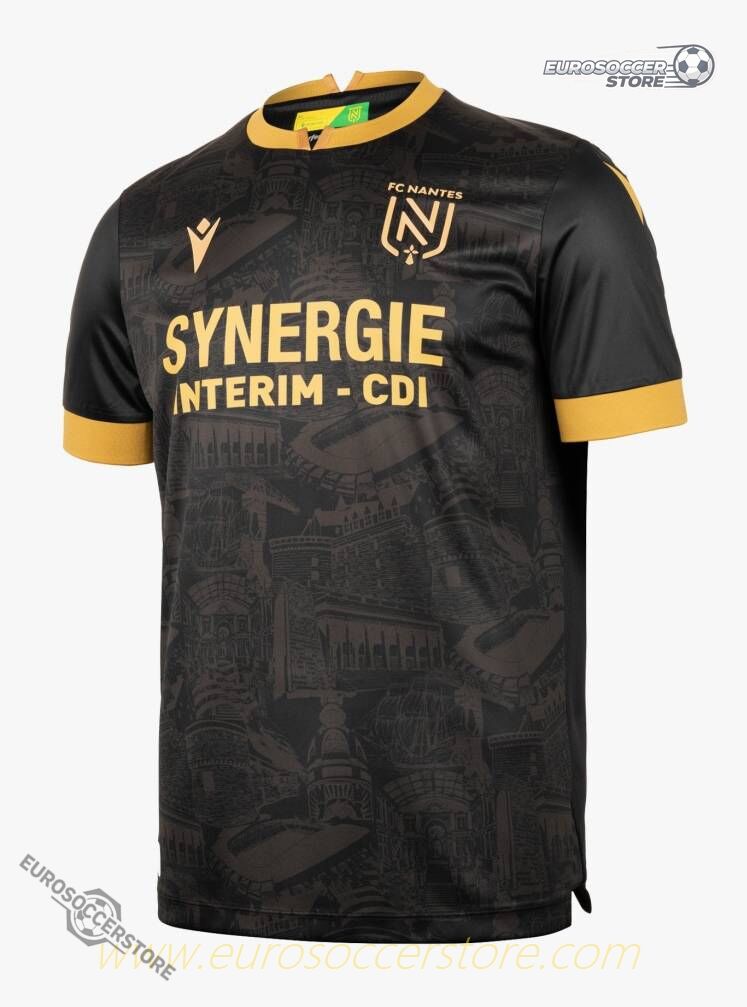 Away Football Jersey for FC Nantes in the 24-25 Season