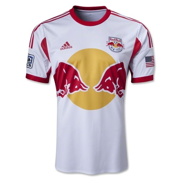 13-14 Red Bulls 16 LADE Home White Soccer Jersey Shirt - Official