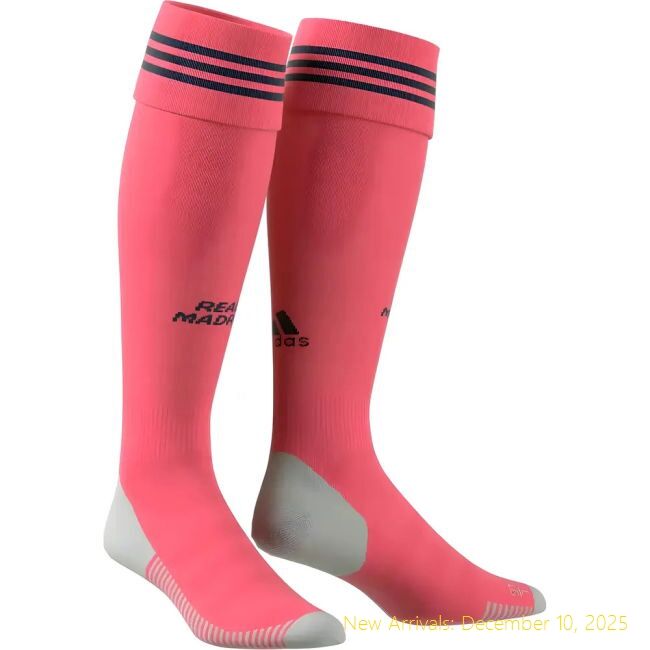 Socks Real Madrid 2020-2021 Away - Durable & Great Deal - Pink Color