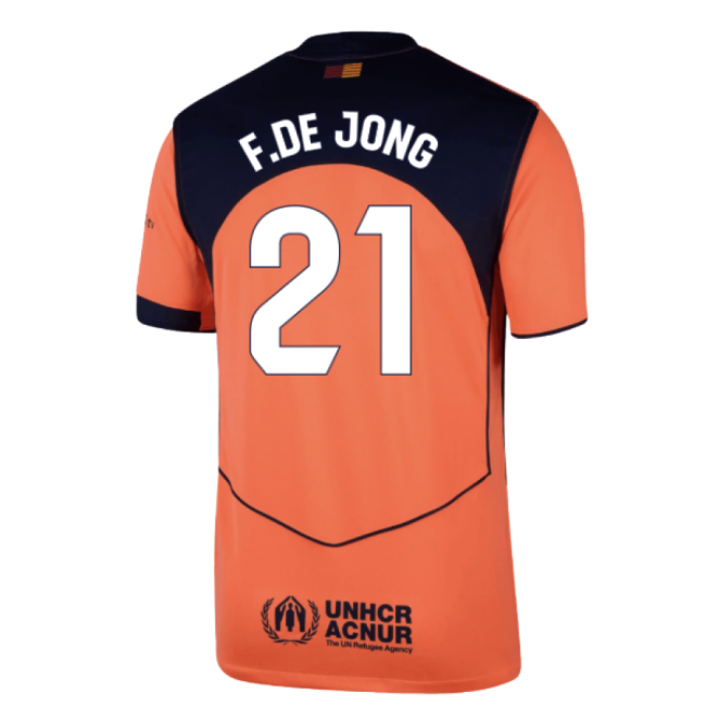 2025-2026 Barcelona Third Shirt (F.De Jong 21) - Supporter Essentia...
