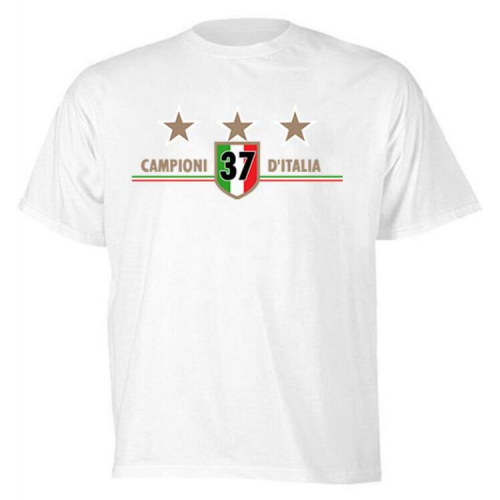 2019-20 JUVENTUS CHAMPIONS 37 WHITE T-SHIRT - Official Replica 5607