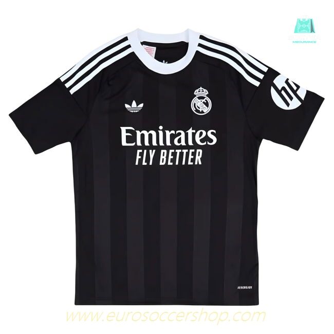 2025-2026 Real Madrid Third Goalkeeper Youth Kit (Black)