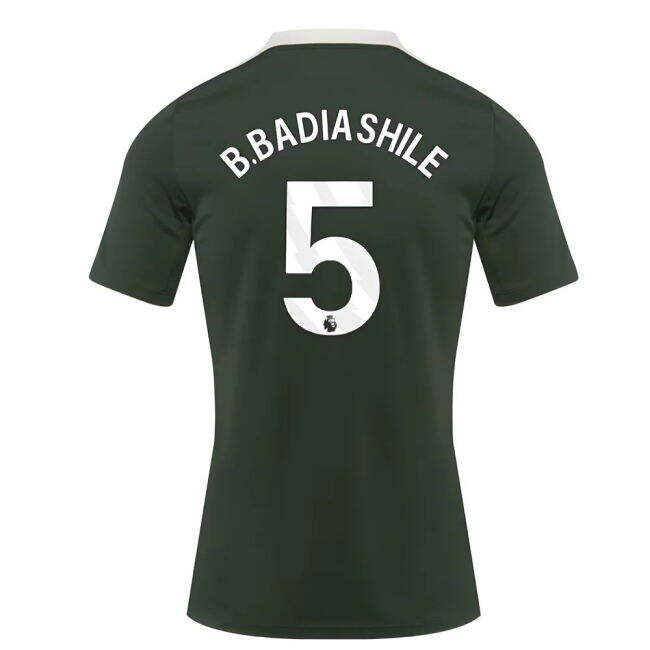 2025-2026 Chelsea Dri-Fit Strike Training Shirt (Green) (B.Badiashile 5)