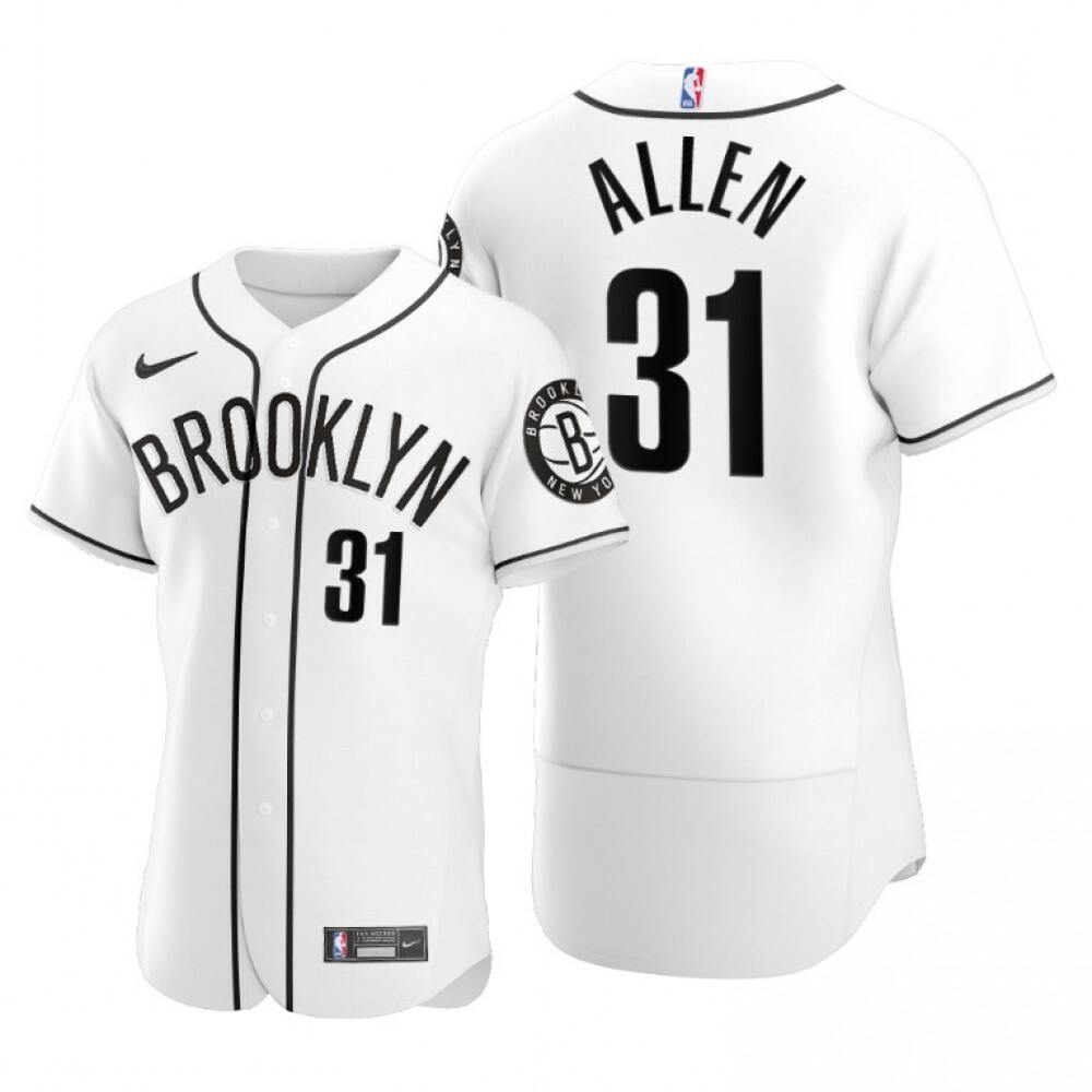 31 Brooklyn Nets Jersey White - - NBA Collection
