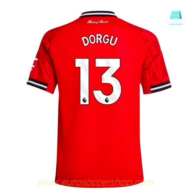 2025-2026 Man Utd Home Shirt (Kids) (Dorgu 13)