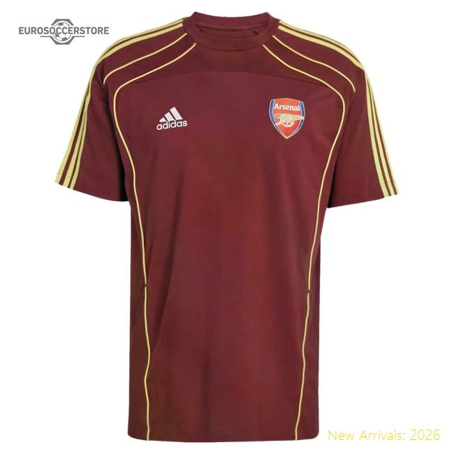 Authentic 2025-2026 Arsenal Ubp Tee (noble Maroon) (odegaard 8)