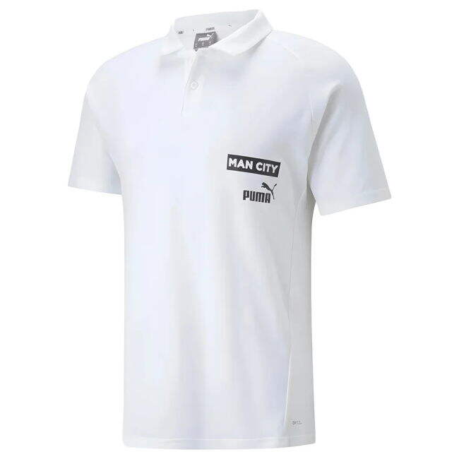 vintage 2022-2023 Man City Casuals Polo (White)