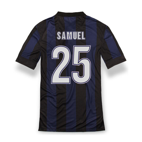 13-14 Inter Milan 25 Samuel Home Soccer Jersey Shirt - Official
