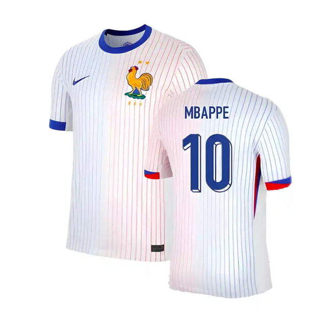 Mbappe 10 Replica Quality France Away Supporter Shirt (Adults) (1)