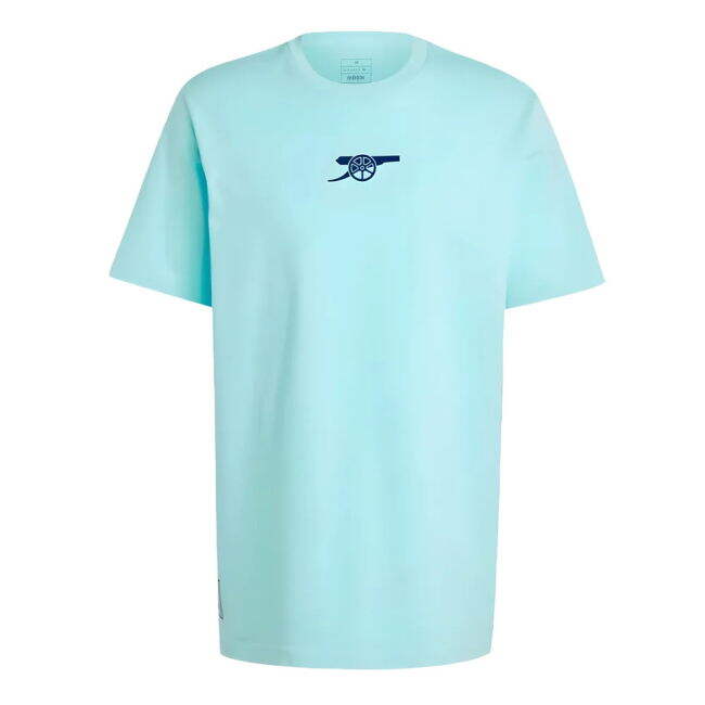 2024-2025 Arsenal Seasonal Tee (Clear Aqua) (Calafiori 33)