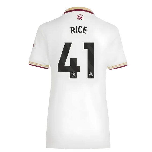 Womens New Arsenal Third Team Kit 2025-2026 (Rice 41)